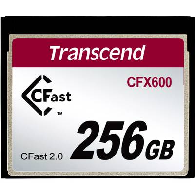 Transcend CFX600 CFast-kaart 2.0 MLC industrie 256 GB 
