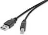 Renkforce RF-4463067 USB-kabel USB 2.0 USB-A stekker, USB-B stekker 0.50 m Zwart Vergulde steekcontacten