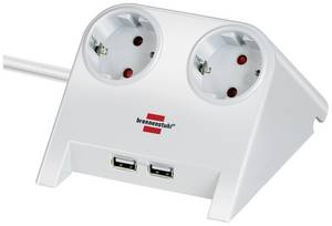 Conrad Brennenstuhl 1153520222 Stekkerdoos Wit Randaarde stekker 1 stuk(s) aanbieding