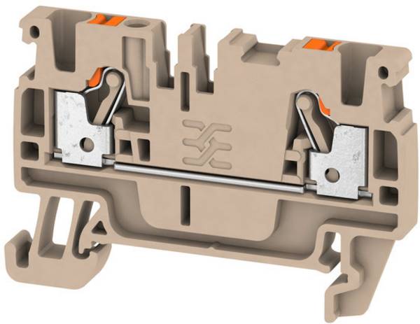 Weidmüller 1521850000 Doorgangsklem 5.1 mm Spanveer  Grijs 100 stuk(s)