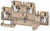 Weidmüller 1547640000 Aardklem 2-etages 5.1 mm Spanveer Groen, Geel 50 stuk(s)
