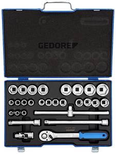 Conrad Gedore 19 VMU-10 2682869 Dopsleutelset Metrisch 1/2" (12.5 mm) 28-delig aanbieding