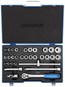 Conrad Gedore 2546043 Dopsleutelset Metrisch 1/2" (12.5 mm) 31-delig aanbieding