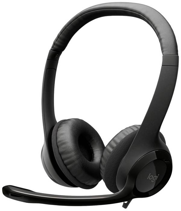 Logitech H390 On Ear headset  Kabel Stereo Zwart Ruisonderdrukking (microfoon), Noise Cancelling Volumeregeling, Microfoon uitschakelbaar (mute) Computer