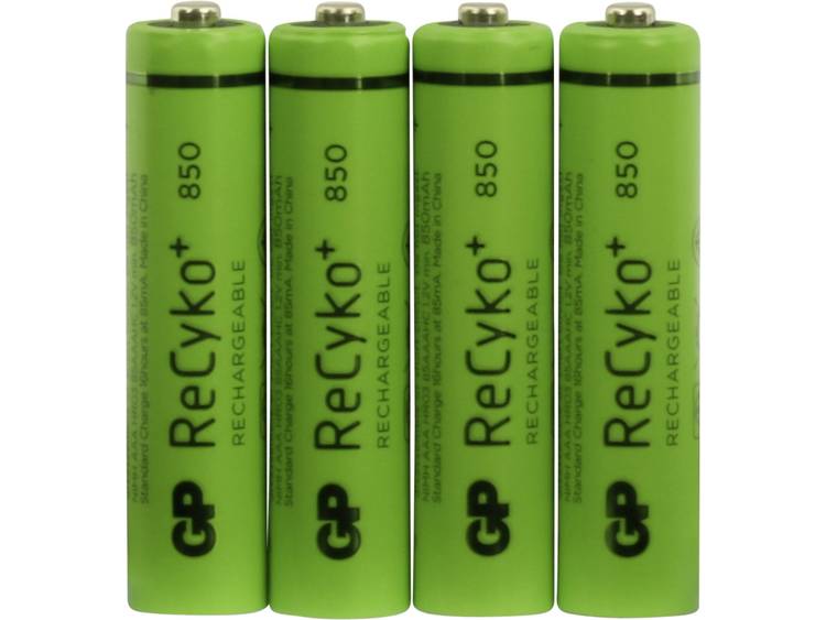 GP Batteries AAA oplaadbare batterij (potlood) NiMH 850 mAh 1.2 V 4 stuks