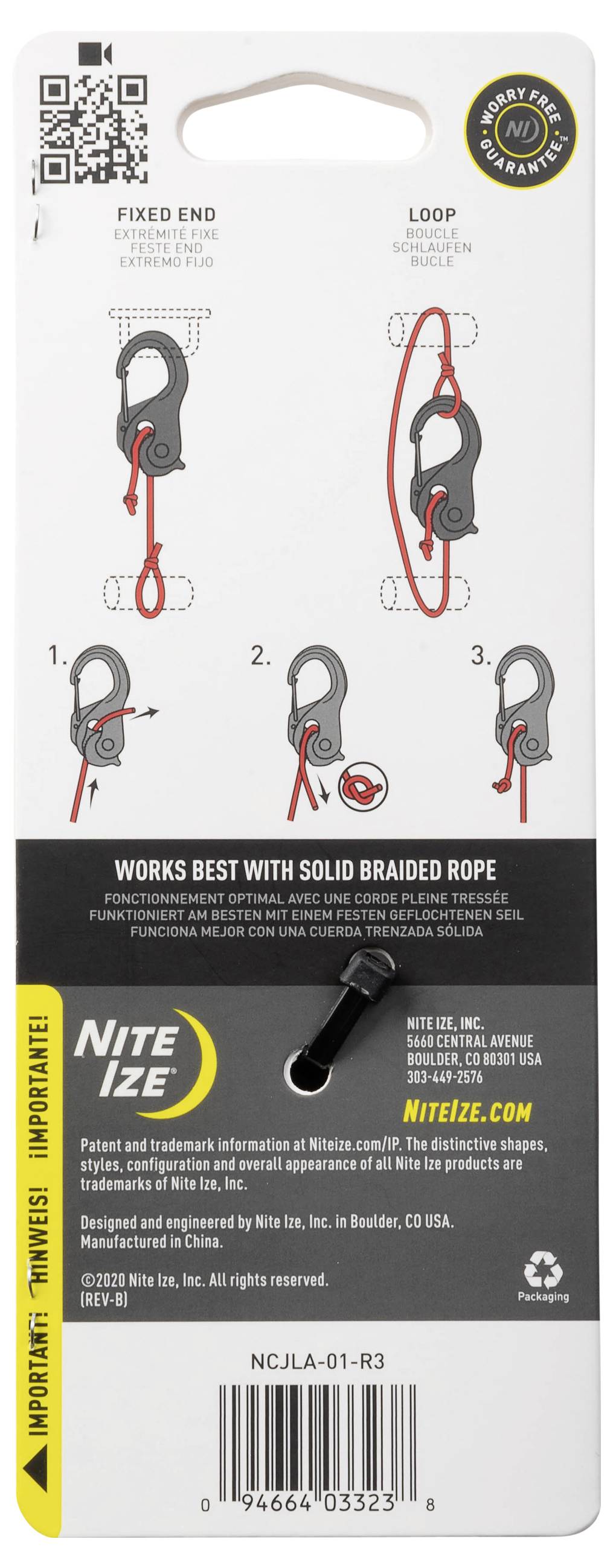 NITE Ize NI-NCJLA-01-R3 Snoerspanner CamJam XT Large 98 mm x 47 mm x 23 mm 1 stuk(s)-4