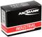 Zwarte verpakking met opschrift 'ANSMANN Industrial Alkaline'. Bevat 1,5 V AA-LR6 batterijen met uiterste houdbaarheidsdatum 2021.