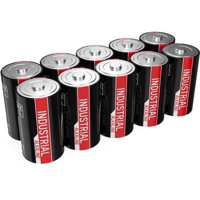 Ansmann Industrial D batterij (mono) Alkaline  1.5 V 10 stuk(s)