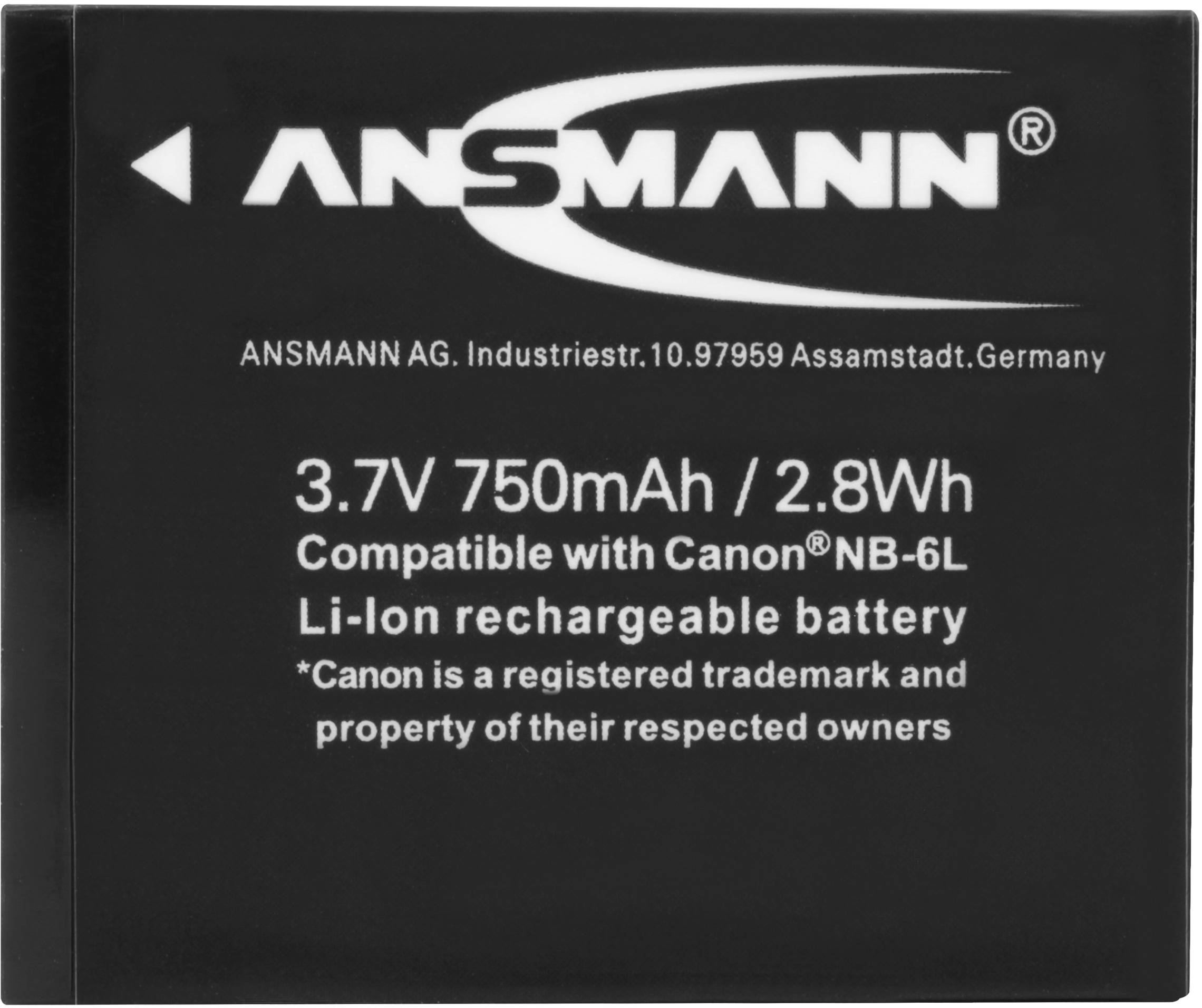 Ansmann A-Can NB 6L Camera-accu Vervangt originele accu NB-6L 3.7 V 750 mAh-1