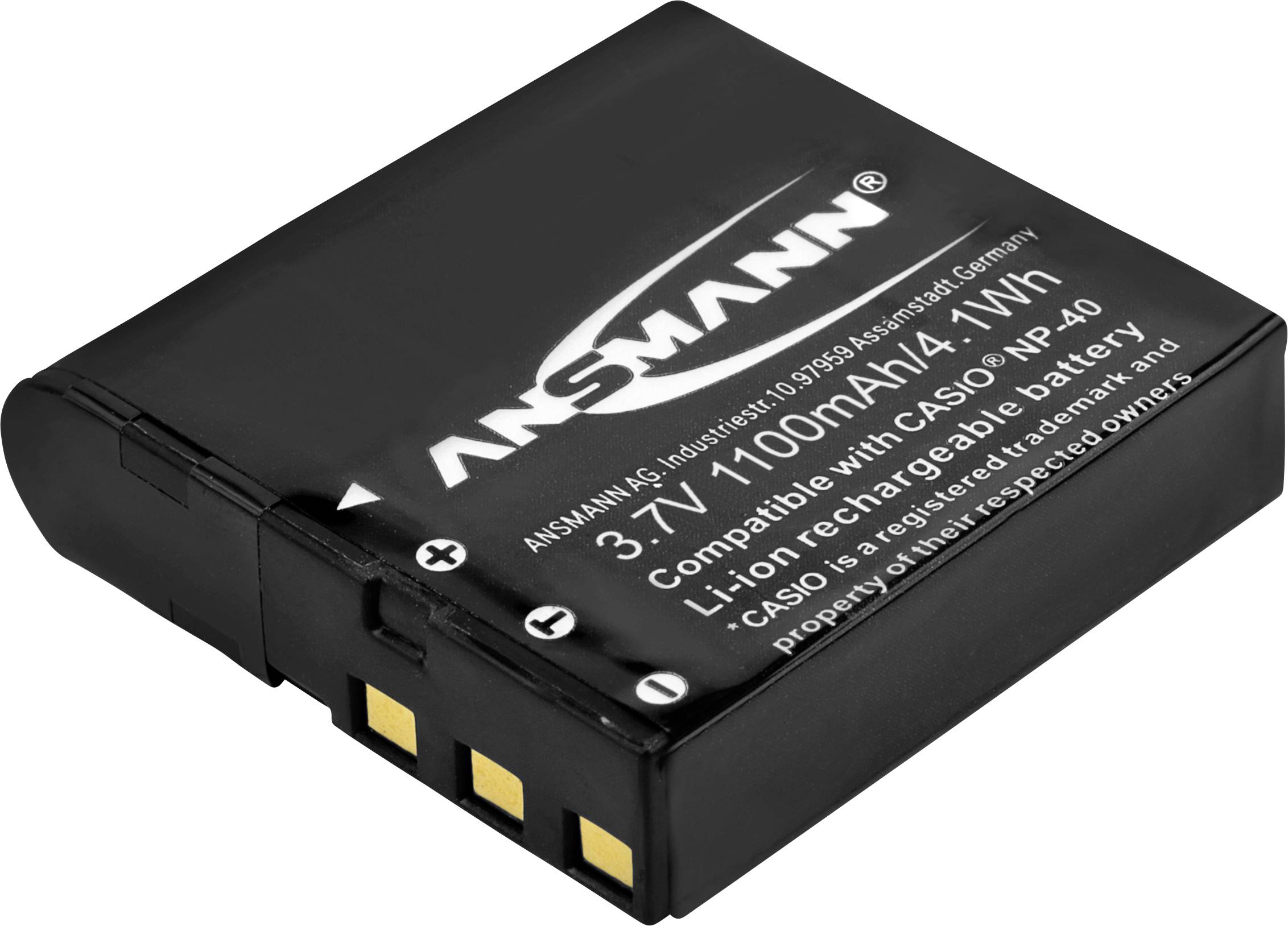 Ansmann NP-40 Camera-accu Vervangt originele accu NP-40 3.7 V 1100 mAh-1