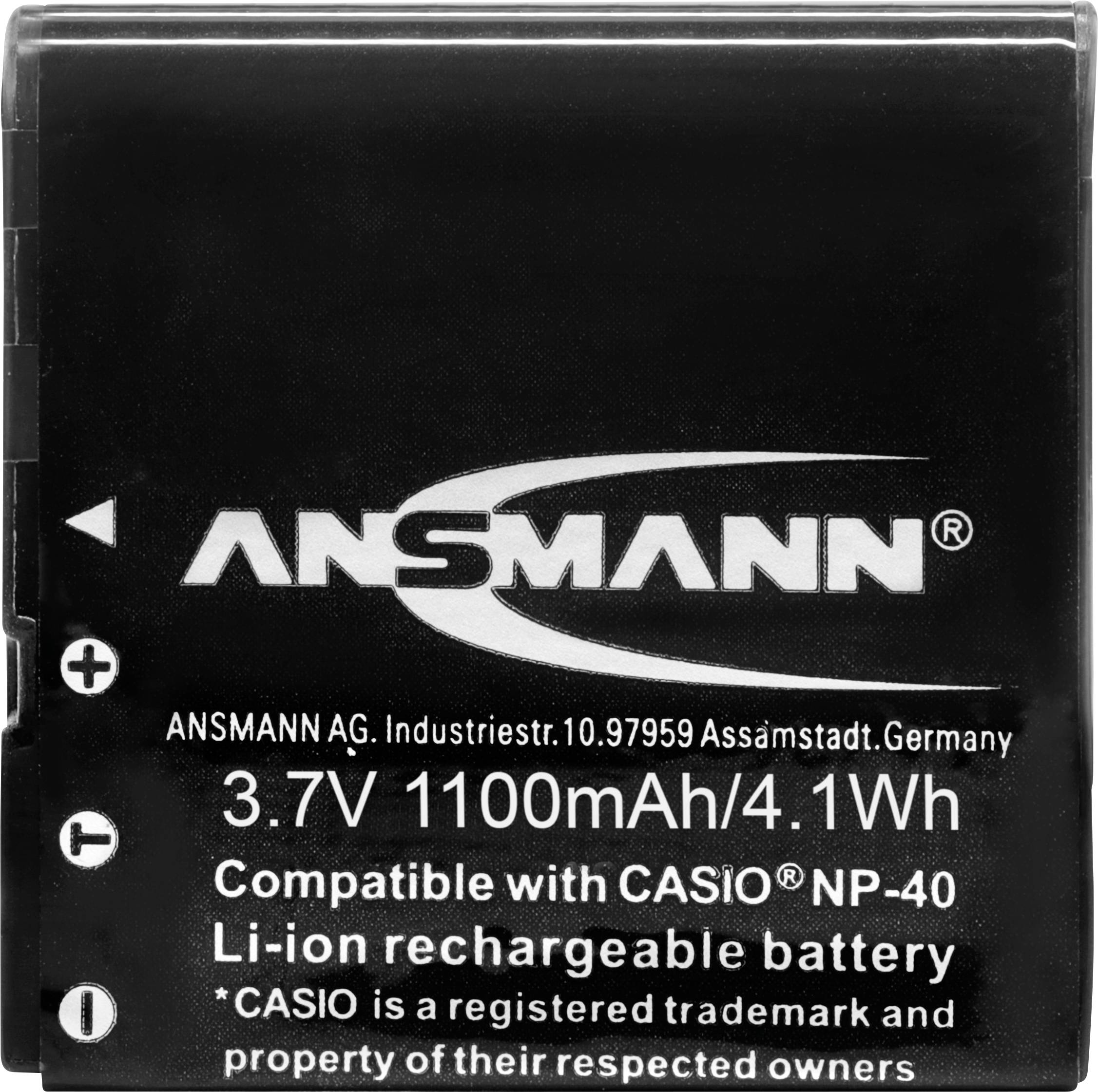 Ansmann NP-40 Camera-accu Vervangt originele accu NP-40 3.7 V 1100 mAh-2