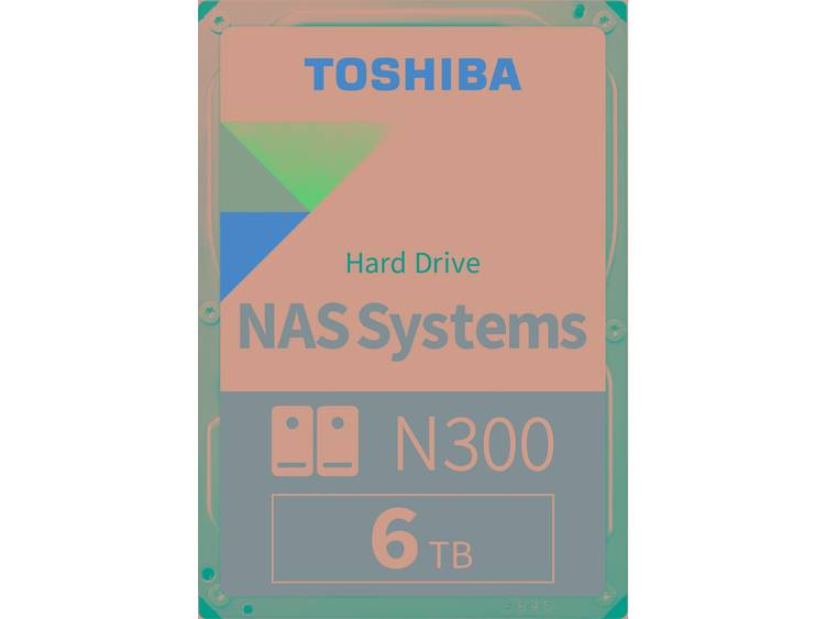 Toshiba HDWN160UZSVA Harde schijf (3.5 inch) 6 TB N300 Bulk SATA III