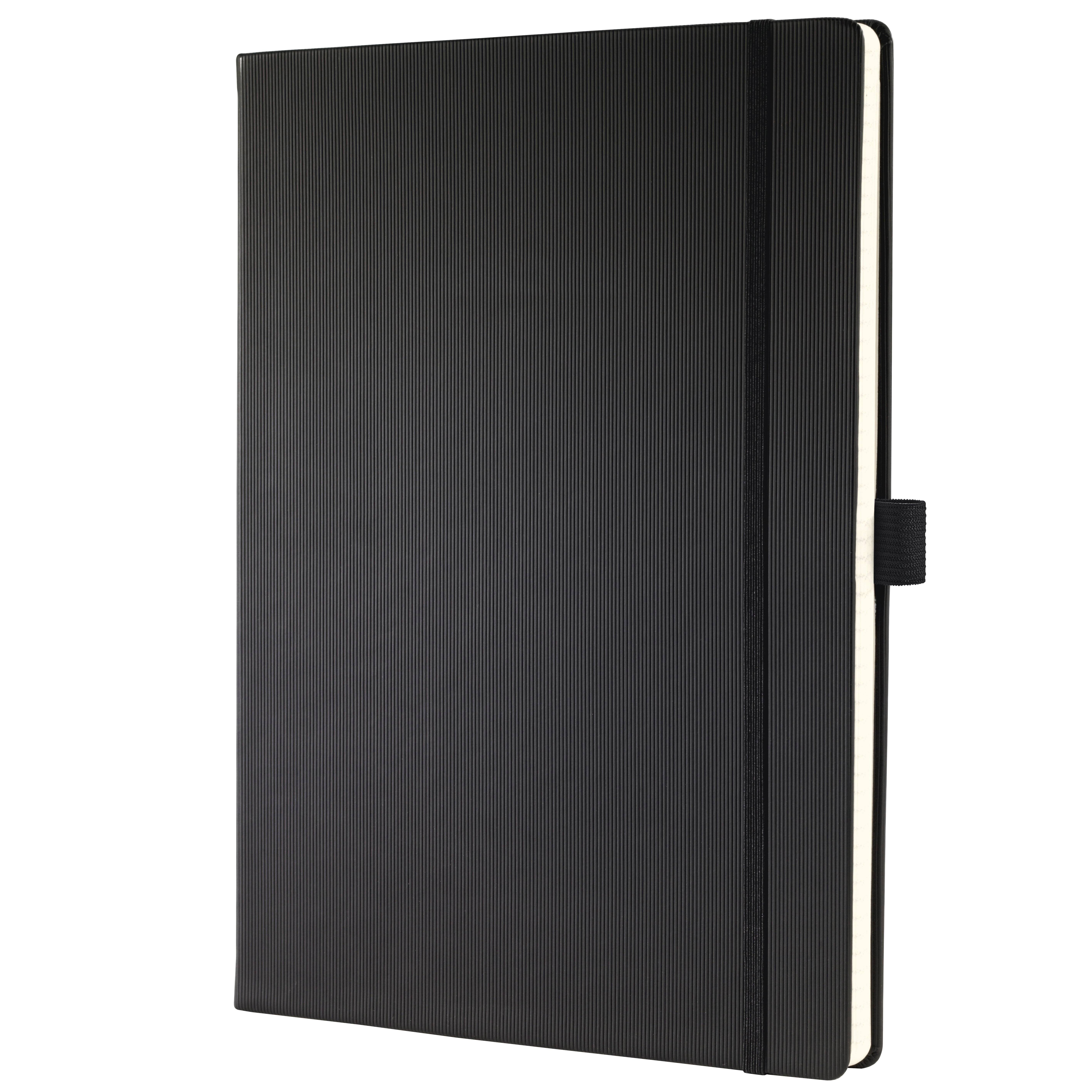 Sigel CONCEPTUM® CO115 Notitieboek Geruit Zwart 97 vellen DIN A4+