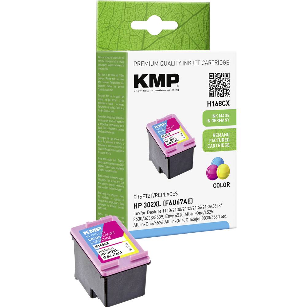 KMP H168CX inktcartridge Cyaan, Magenta, Geel