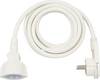 Brennenstuhl 1168980230 Stroom Verlengkabel Wit 3.00 m H05VV-F 3G 1,5 mm²
