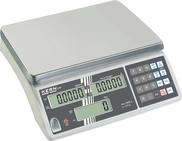 Kern CXB 6K2NM CXB 6K2NM Telweegschaal  Weegbereik (max.) 6 kg Resolutie 2 g werkt op een accu, werkt op het lichtnet Meerdere kleuren