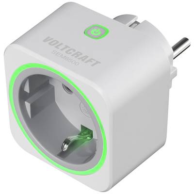 VOLTCRAFT SEM6000 Energiekostenmeter Bluetooth-interface, Gegevensexport, Datalogger, TRMS, Instelbaar stroomtarief, Met
