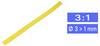 TRU COMPONENTS 1567326 Krimpkous zonder lijm Geel 3 mm 1 mm Krimpverhouding:3:1 per meter
