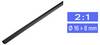 TRU COMPONENTS 1225519 Krimpkous zonder lijm Zwart 16.70 mm 8 mm Krimpverhouding:2:1 per meter