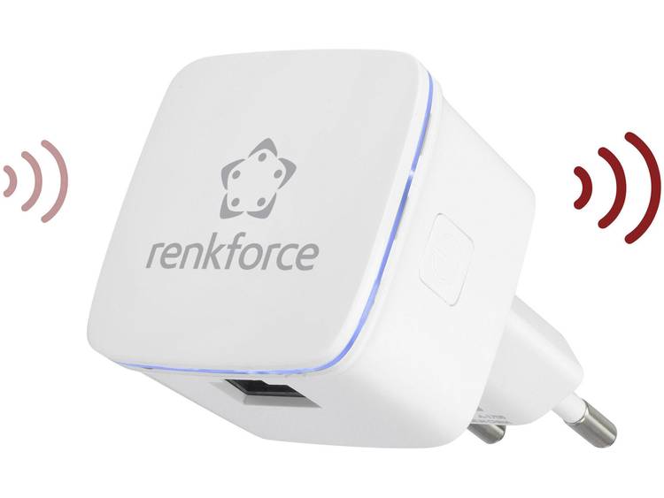 Renkforce RF-WR-N300MINI WiFi versterker 300 Mbit-s 2.4 GHz