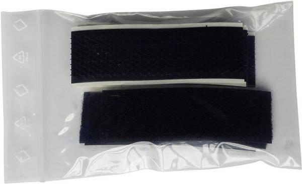 TRU COMPONENTS 904-MVA8-Bag Klittenband Om vast te plakken Haakdeel (l x b) 80 mm x 25 mm  4 paar