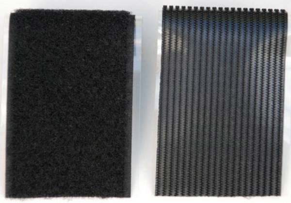 TRU COMPONENTS 730-330-2-Bag Klittenband Om vast te plakken Haak- en lusdeel, Extra sterk (l x b) 100 mm x 50 mm  2 paar