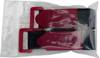 TRU COMPONENTS 688-330-Bag Klittenband Met riem Haak- en lusdeel (l x b) 300 mm x 25 mm Zwart, Rood 2 stuk(s)