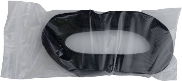 TRU COMPONENTS 697-330-Bag Klittenband  Om te bundelen Haak- en lusdeel (l x b) 5000 mm x 20 mm Zwart 5 m