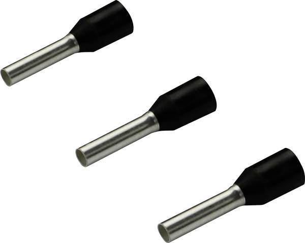 Rittal 4050.733 Adereindhulzen 1.5 mm² Deels geïsoleerd Zwart 500 stuk(s)