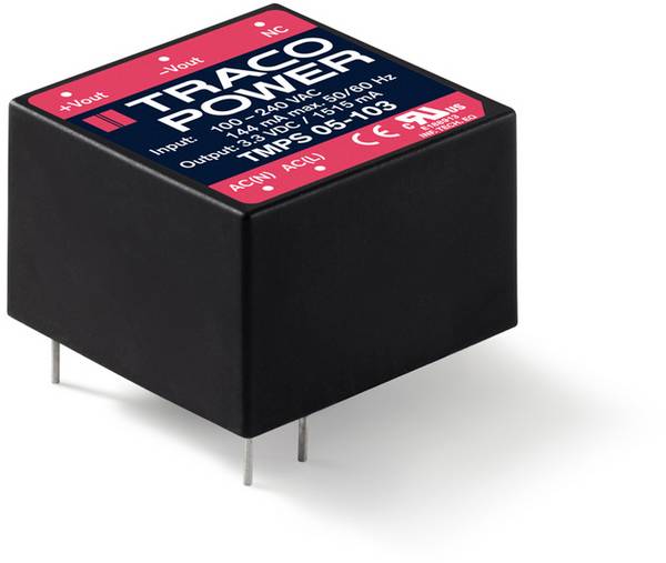 TracoPower TMPS 05-109 AC/DC-printnetvoeding 9 V/DC 0.55 A 5 W