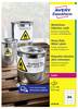 Avery-Zweckform L4718-20 Folie-etiketten 70 x 37 mm Polyester folie Wit 480 stuk(s) Permanent hechtend Laser (kleur), Laser (zwart/wit), Kopiëren (kleur), Kopiëren (zwart/wit), Handschriften