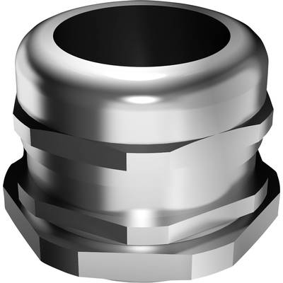 Metalen kabelwartelelement, cilindrische vorm, gladde oppervlakte. Gebruikt voor veilige bevestiging en afdichting van kabels.