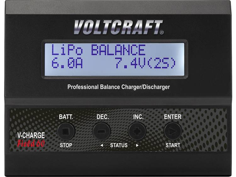 VOLTCRAFT V-Charge 60 DC Modelbouw multifunctionele lader 12 V 6 A