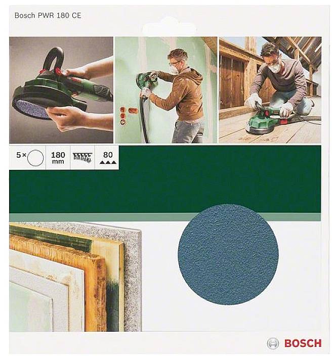 Bosch Fibre sanding disc 180 mm G80 – Foto 3 von 3