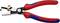 Rode en blauwe striptang van Knipex met stelschroeven voor het verwijderen van isolatie van kabels tot 15 mm/50 mm².