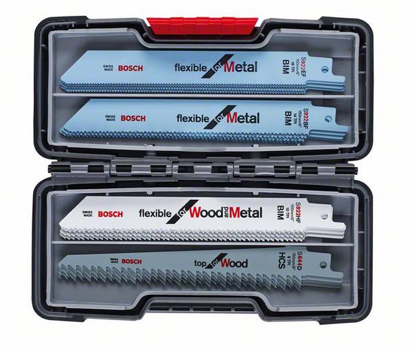 Bosch Accessories 2607010902 20-delig Wood and Metal reciprozaagblad-set, Toughbox 1 set(s)