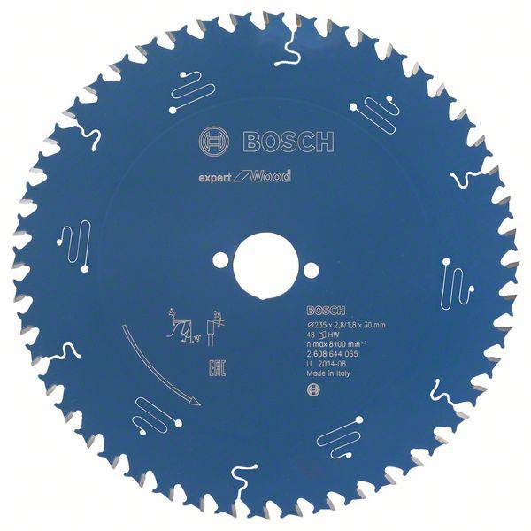 Bosch Accessories Expert for Wood 2608644065 Cirkelzaagblad 235 x 30 x 1.8 mm Aantal tanden: 48 1 stuk(s)