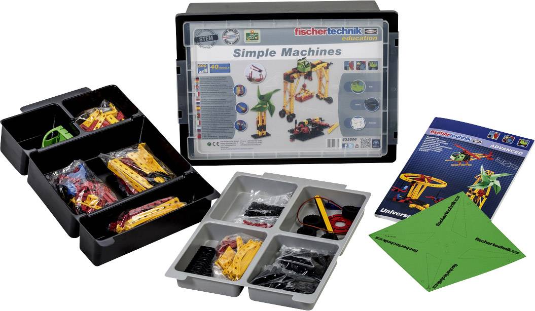 fischertechnik education Simple Machines STEM Kits Bouwpakket Simple Machines 2 - 4 scholieren