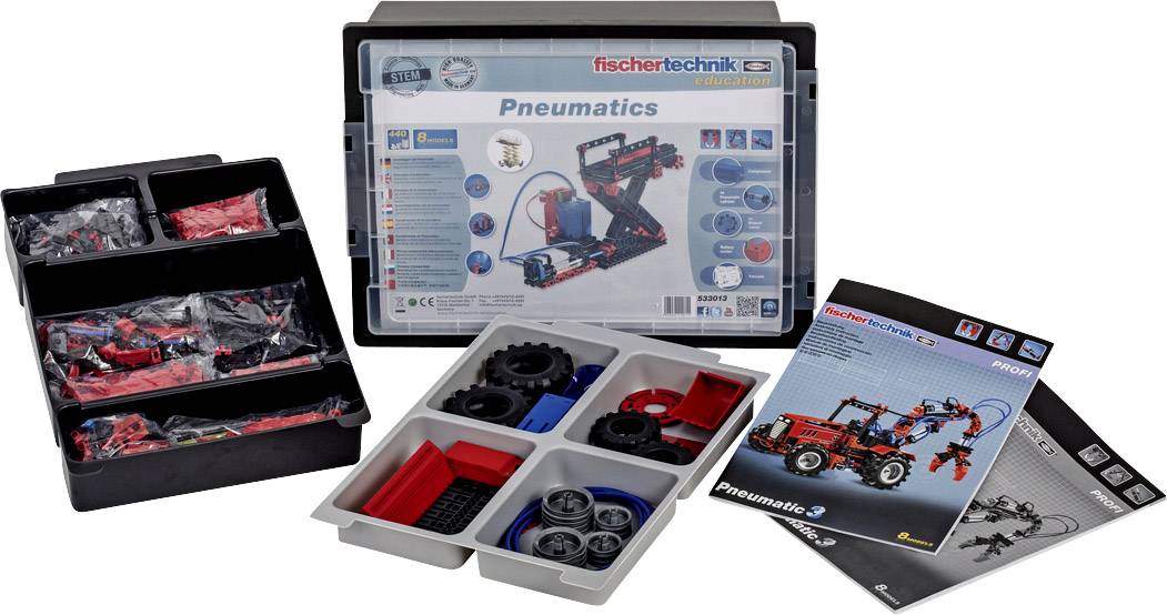 fischertechnik education Pneumatics STEM Kits Bouwpakket Pneumatiek 2 - 4 scholieren