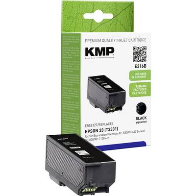 KMP Inktcartridge vervangt Epson 33, T3331 Compatibel  Zwart E216B 1633,4801