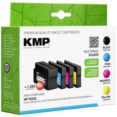 KMP Inktcartridge vervangt HP 953XL Compatibel Combipack Zwart, Cyaan, Magenta, Geel H166VX 1747,4005