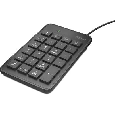 mooi Vervolg het formulier Trust Xalas Numeriek toetsenbord USB Zwart kopen ? Conrad Electronic