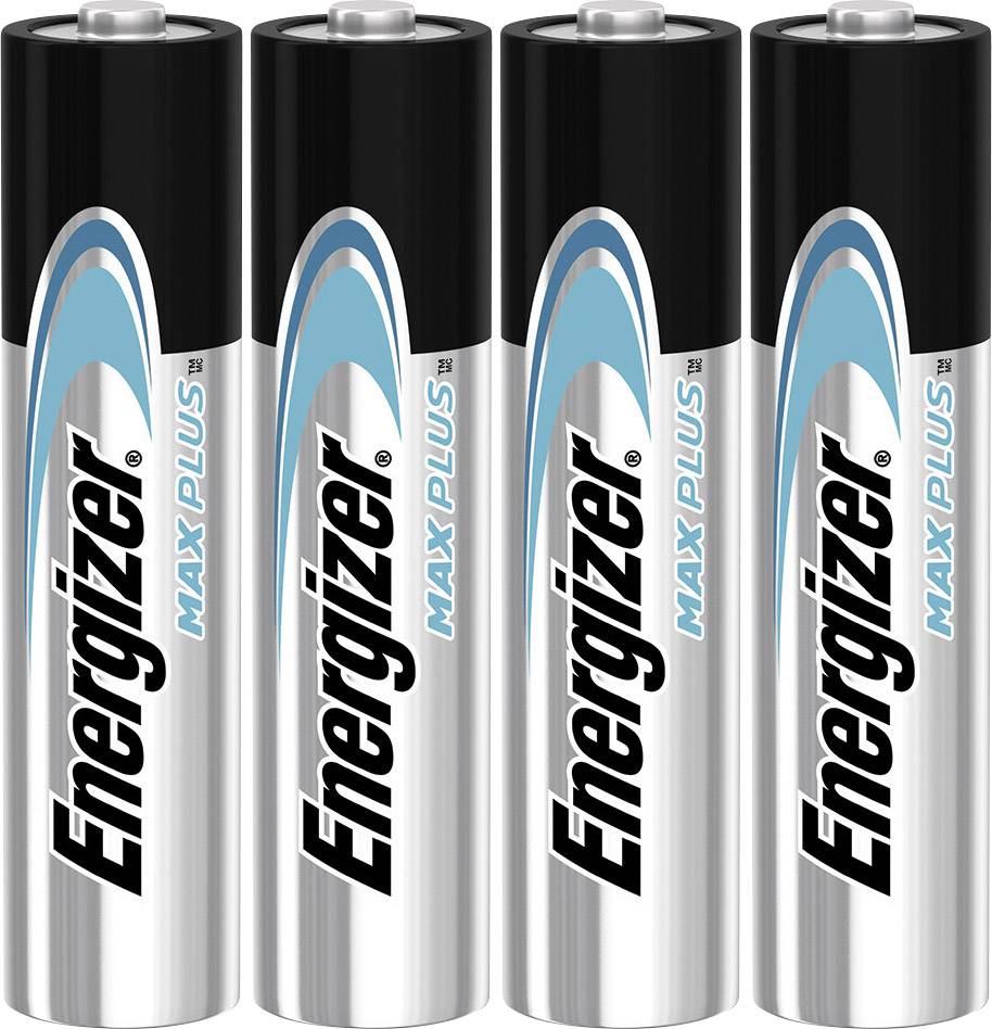 Energizer Max Plus AAA batterij (potlood) Alkaline 1.5 V 4 stuk(s)-0