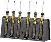 Wera 1550/6 ESD Schroevendraaierset ESD 6-delig Plat, Kruiskop Phillips, Torx plus, Microstix