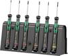 Wera 2050/6 Schroevendraaierset Elektronica en fijnmechanica 6-delig Plat, Kruiskop Phillips, Torx plus, Microstix