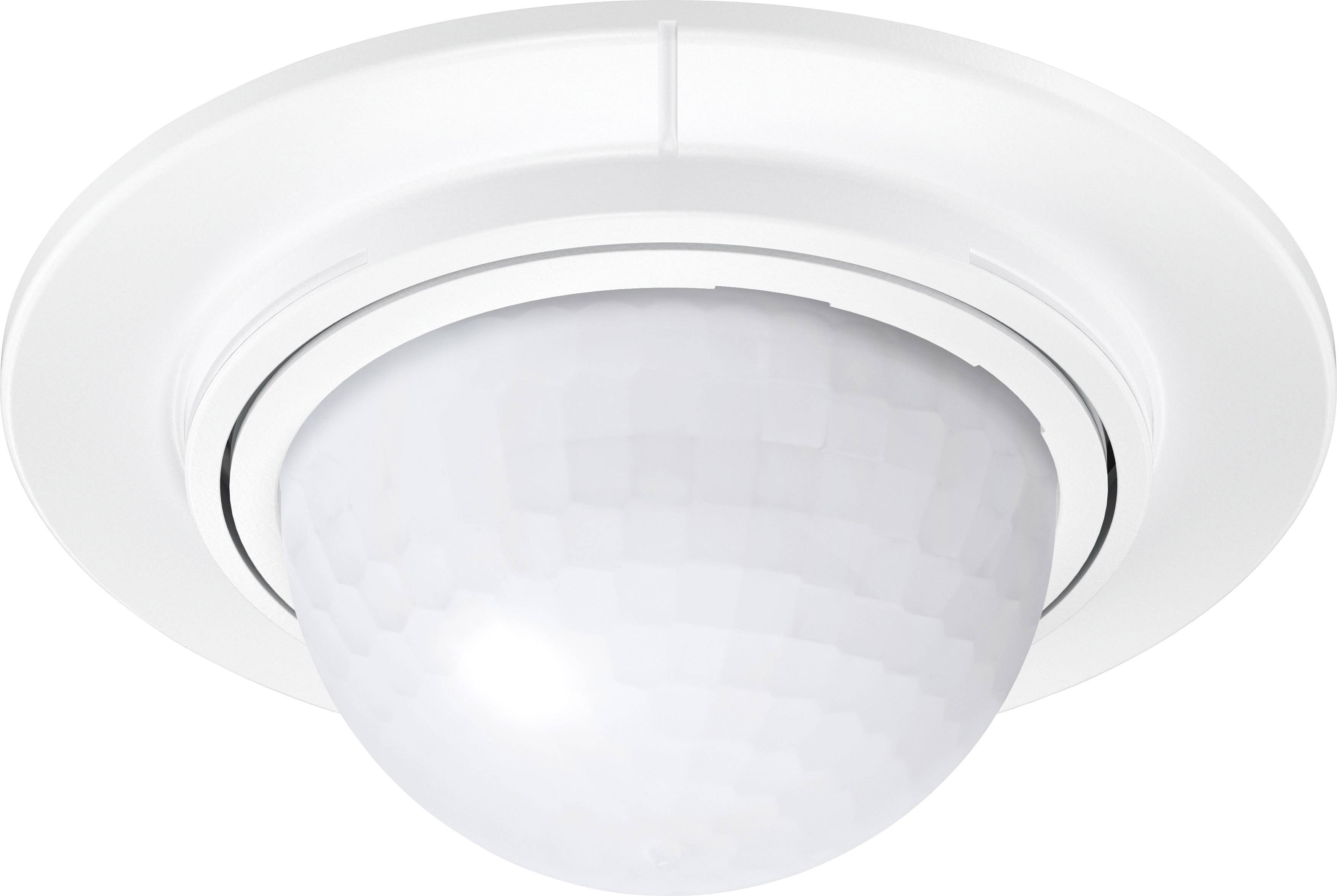 Een witte, ronde plafond bewegingsmelder, geschikt voor het detecteren van beweging in een ruimte voor automatische verlichtingsaansturing.