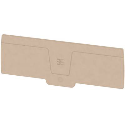 Een beige rechthoekige plaat met het symbool 'E3', die mogelijk wordt gebruikt als reserveonderdeel of accessoire.
