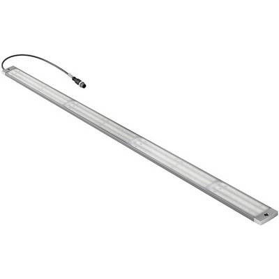 Een lange, smalle LED-lamp met zwart aansluitkabel, geschikt voor efficiënte verlichting in binnenruimtes.