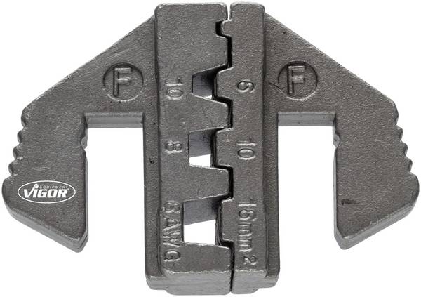 Vigor V2499-F Krimpinzetstuk Adereindhulzen 6 mm² (min)