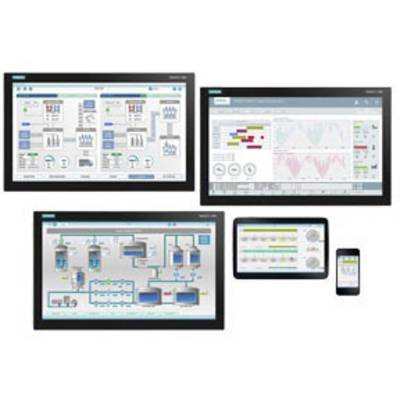 Meerdere schermen tonen software-diagramma's en data-analyses voor industriële procesbesturing, inclusief grafieken en diagrammen.
